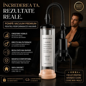 Pompă Erecție Maximizer Worx VX1 cu Cilindru 20 cm