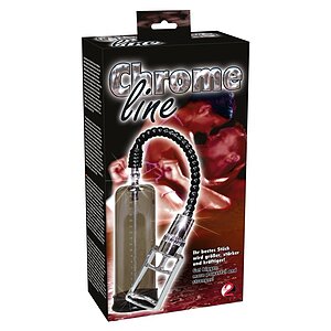 Pompa Pentru Marirea Penisului Chrome Negru Thumb 1