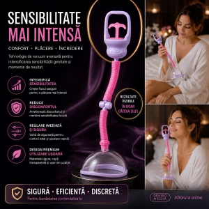 Pompă Stimulare Clitoridiană Transparent Thumb 3