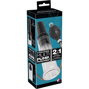 Pompa Vibrating Multi Pump Si Masturbator Transparent Thumb 2