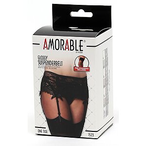 Portjartier Cu Dresuri Amorable Gianna Negru S-L