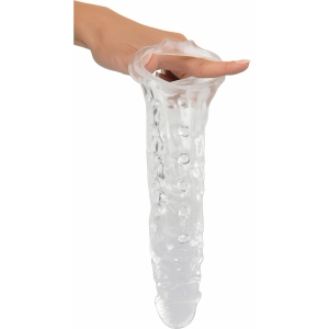Prelungitor Crystal Skin Penis Sleeve Transparent Thumb 3