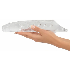 Prelungitor Crystal Skin Penis Sleeve Transparent Thumb 4