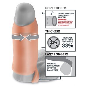 Prelungitor Penis Fx Real Feel Enhancer XL Thumb 1