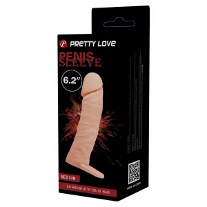 Prelungitor Penis Pretty Love Sleeve Rezistent la Apă