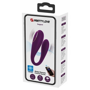 Pretty Love August Vibrator cu Aplicație 12 Funcții Mov Thumb 17