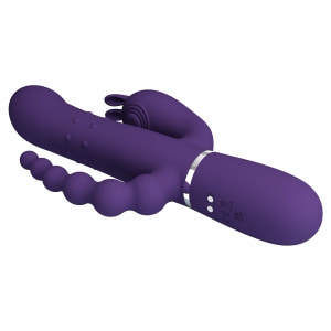 Pretty Love Cammy Vibrator Triplu Reîncărcabil Mov Thumb 2