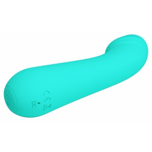 Pretty Love Cetus – Vibrator Punctul G 15 cm, 12 Moduri Albastru