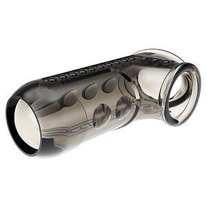 Pretty Love Manșon Texturat TPE — Soft și Waterproof Gri