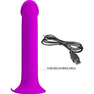 Pretty Love Murray – Dildo Vibrant Mov, 12 Moduri, USB