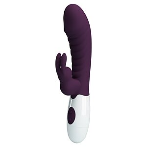 Pretty Love Naughty Bunny II, 30 Moduri, Stimulare Dublă Mov