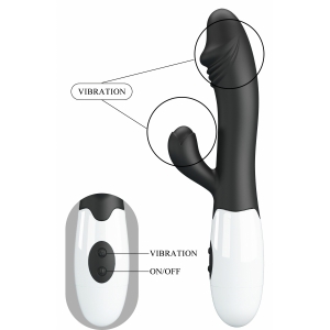 Pretty Love Snappy Black — Iepuraș Dual, 30 Moduri Negru Thumb 6