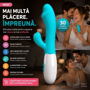 Pretty Love Snappy Rabbit Punct G, 30 Funcții Albastru Thumb 4