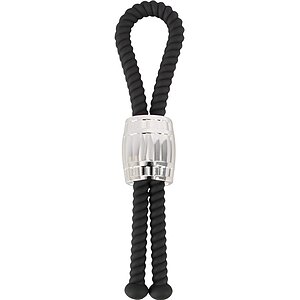 Rebel Heavy Rope Inel Reglabil Pentru Penis și Testicule Negru