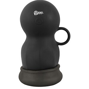 Rebel Shaker – Masturbator cu Scuturare 3 Trepte, Reîncărcabil Negru
