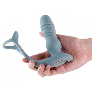 Renegade The Handyman Gray — Vibrator Prostată 14,5 cm, 6 Viteze Gri