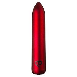 Rocks Off Mini Vibrator — 16 Moduri, Reîncărcabil Roșu