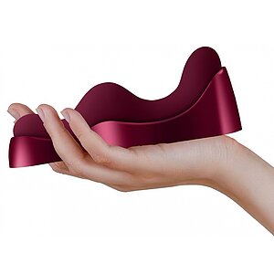 Rocks-Off Ruby Glow Blush — 2 Motoare, USB Reîncărcabil Vişiniu Thumb 1