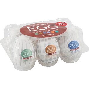 Set 6 Masturbatoare Egg Variety 2 Alb Thumb 3
