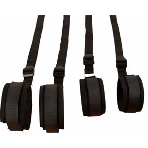 Set Bed Restraint Bondage Negru Thumb 2