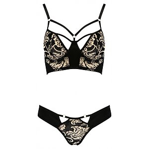 Set Cașmir Victoria Negru L-XL