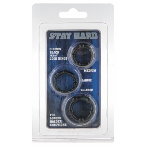 Set Inele Penis Stay Hard Negru