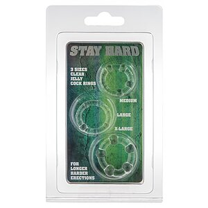 Set Inele Penis Stay Hard Transparent Thumb 1