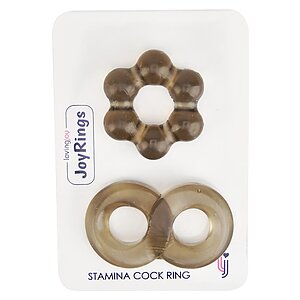 Set Inele Stamina Penis Ring 2buc Gri Thumb 1