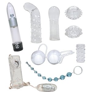 Set Jucării Sexuale Crystal Transparent