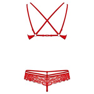 Set Obsessive 860-SET Rosu S-M Thumb 1