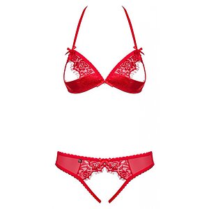 Set Obsessive 870-SEC Roșu S-M Thumb 2