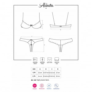 Set Obsessive Alabastra Roz 2XL