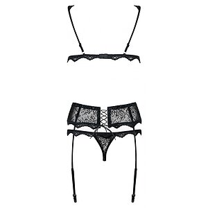 Set Obsessive Emperita Negru S-M Thumb 1