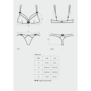 Set Obsessive Intensa Negru S-M Thumb 2