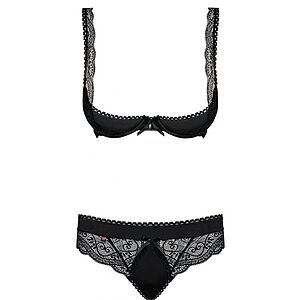 Set Obsessive Miamor Negru S-M Thumb 2