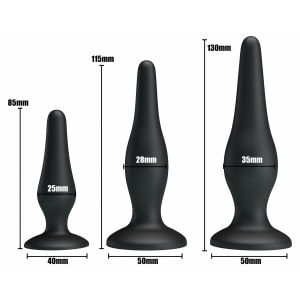 Set Pretty Love Mini Anal Negru Thumb 4
