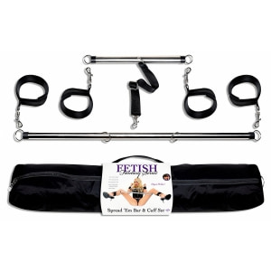 Set Spread-em Bar and Cuff Negru
