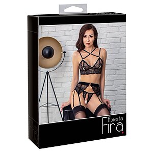 Set Abierta Fina Karla Negru L