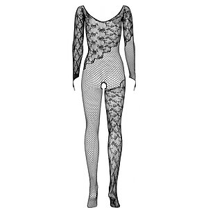 Catsuit Obsessive F210 Negru S-L Thumb 1
