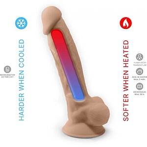 Silexd Dildo Realist 20 cm, 10 Funcții, Reîncărcabil Thumb 3