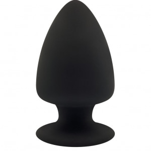 SILEXD Plug Anal Premium L – silexpan Ø7.2 cm Negru