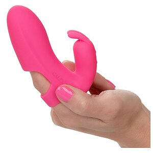 Vibrator din Silicon Pentru Plăcere cu Degetul Roz