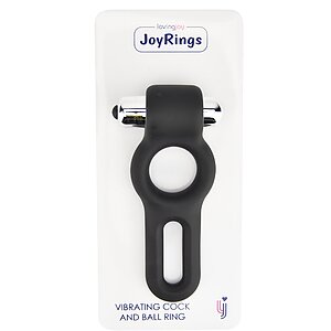 Silicone Vibrating Ring Negru Thumb 2