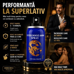 Spray Super Dooz 44000 pentru Întârzierea Ejaculării 45ml