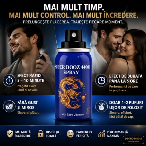 Spray Super Dooz 44000 pentru Întârzierea Ejaculării 45ml