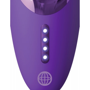 Stimulator cu Suctiune și Limbă Vibratorie, 7 Moduri, USB-C Mov