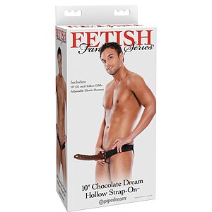 Strap-On Chocholate Dream 10 Inch Negru Thumb 3