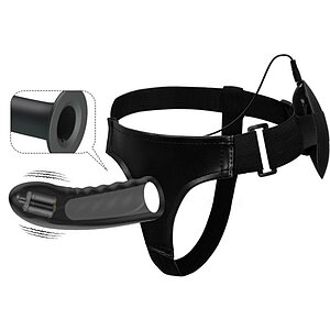 Strap-On Cu Vibratii Pretty Love Marvin Negru Thumb 2