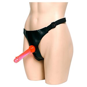 Strap-On Decupat 2 Dongs Rosu Thumb 1