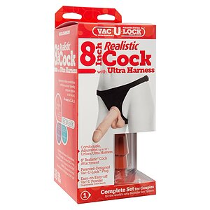 Strap On Vac-U-Lock Set 8inch Thumb 1